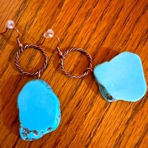 Turquoise Stone Earrings